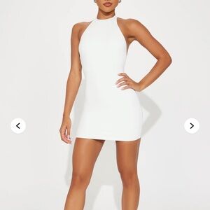 Fashion Nova Flo Double Lined Micro Mini Dress